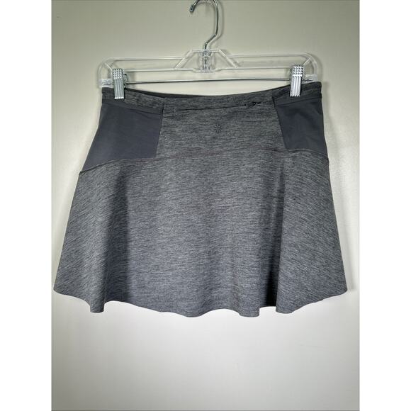 Athleta‎ Match Point Skort XS Gray Pickleball Gold Preppy Athlete Athletic - Picture 2 of 10